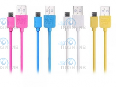 Кабель  Am - micro USB Remax Light  1м  (RC-06m) » Кабели для зарядки и синхронизации USB/AUX