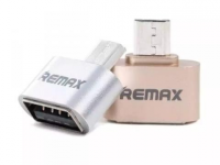 Адаптер OTG USB(гнездо) - microUSB  Remax » Адаптеры, блоки питания автомобильные