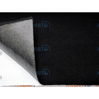 Карпет самоклеящийся Шумофф акустик (черный), ширина рулона 0,7м » Декоративные материалы