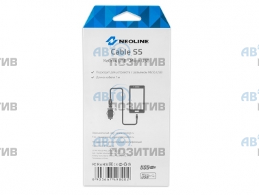 Neoline CABLE S5 Black » Кабели для зарядки и синхронизации USB/AUX