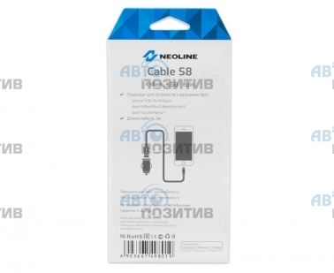Neoline CABLE S8 Black » Кабели для зарядки и синхронизации USB/AUX