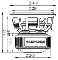 Alphard Deaf Bonce DB-312D2 » Сабвуферы