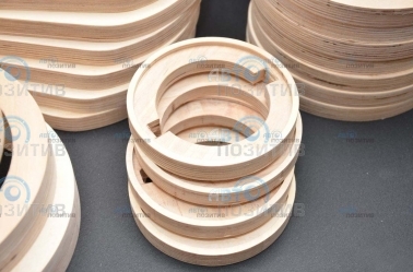 Проставочные кольца (пара) для динамиков Ø 13 см толщина 15 мм » Аксессуары