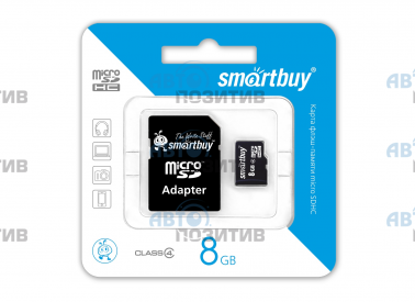 Smartbuy MicroSDHC 8Gb Class10 » Накопители/флешки USB/SD/microSD